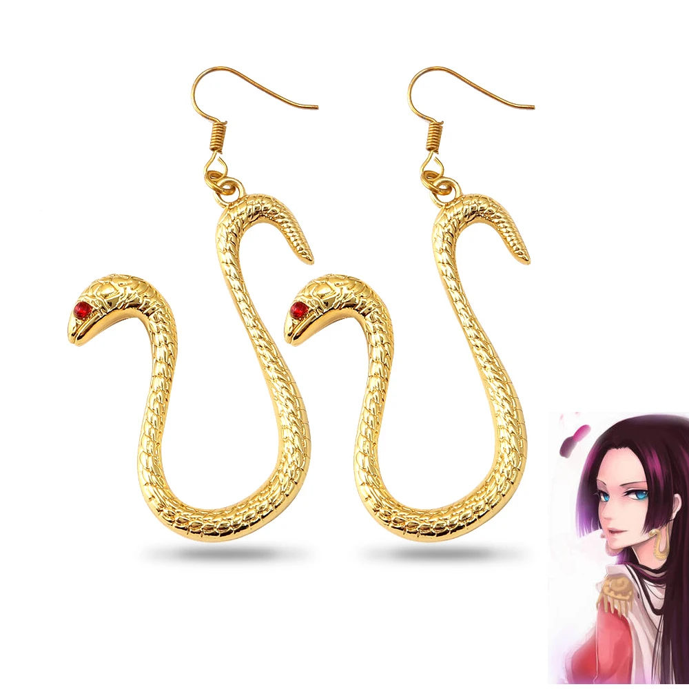 Boa Hancock Snake Earring One piece Merchandise Up to 80 Off