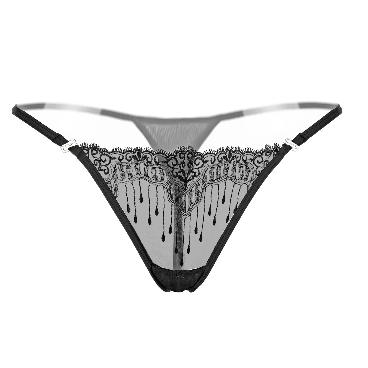 Горячая T трусики стринги пикантные нижнее белье для девушек G кружева полые Babydoll