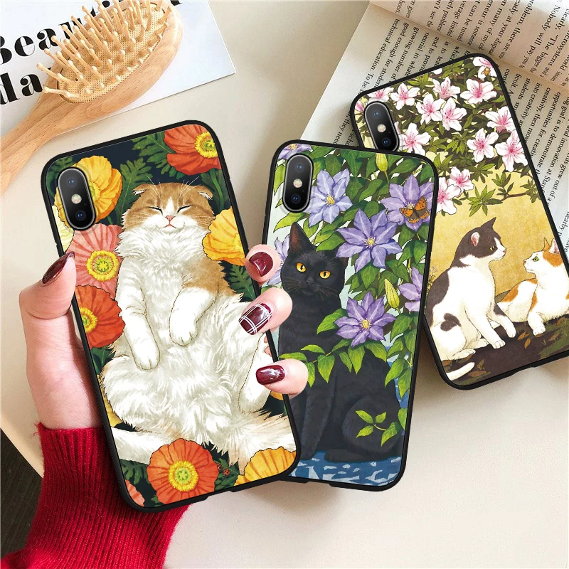 Мягкий чехол из ТПУ для iphone 8 7 6 6S Plus XS Max|Бамперы| |