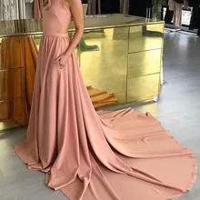 Длинное размера плюс мусульманское вечернее платье для выпускного вечера Дубай женское вечернее платье