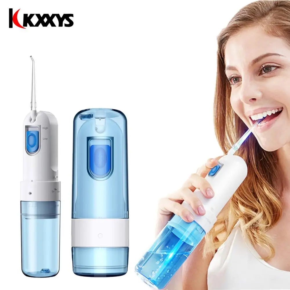 Estone Portatile Irrigatore Orale Pulizia Getto Elettrico di Acqua Flosser Collutorio 5 Jet Nasale| |