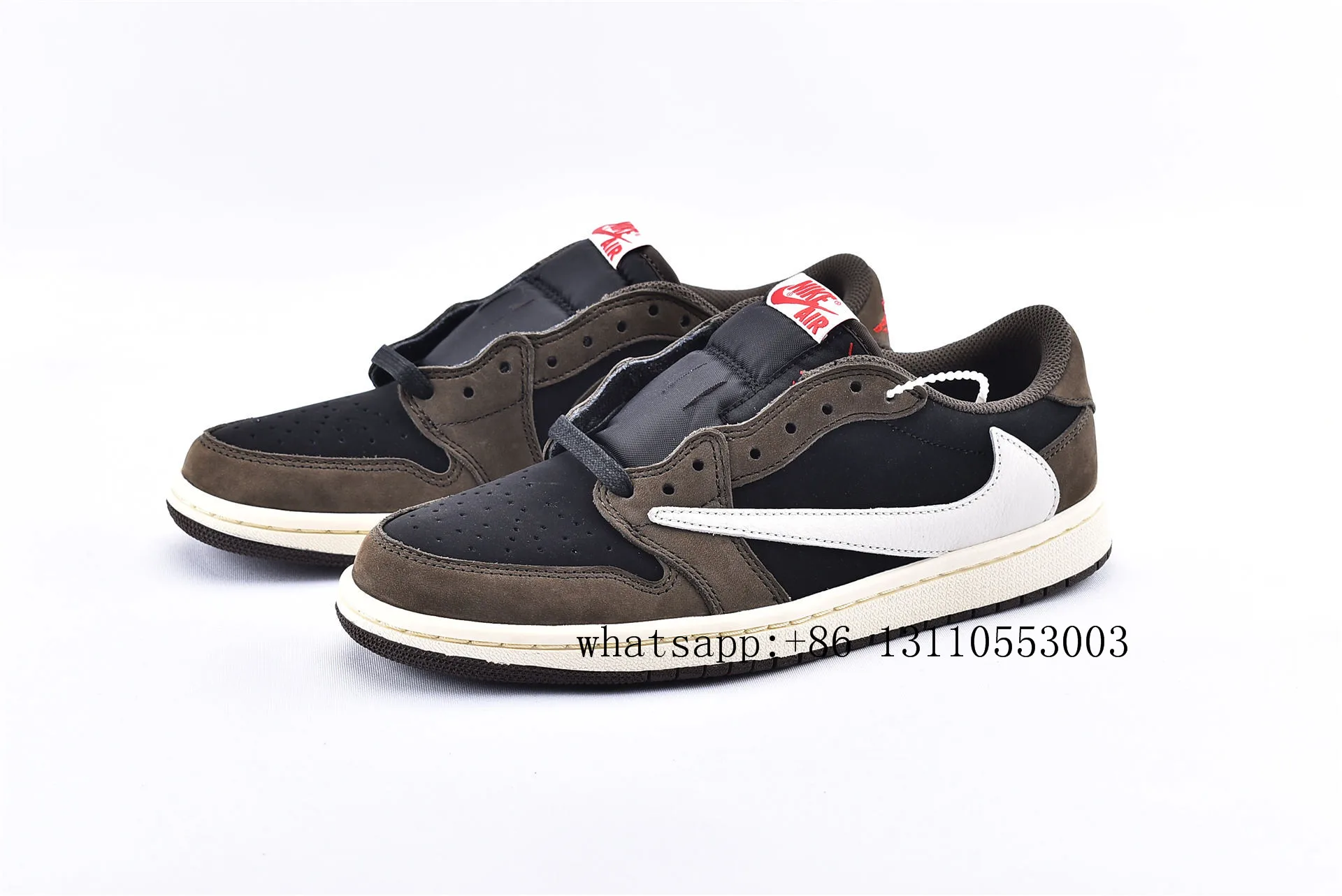 Air Jordan 1 x AJ1 низкая Баскетбольная обувь Трэвиса Скотта