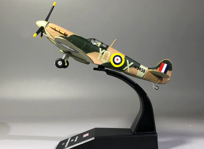 Amer Com Второй мировой войны британский RAF суперморской Spitfire MK Vb Fighter 1941 1/72 Diecast модель