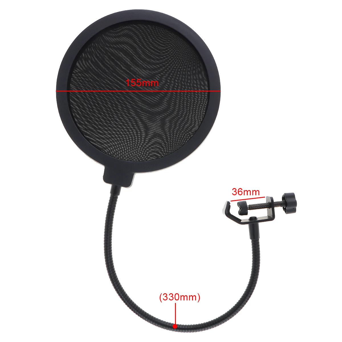Двухслойный Студийный микрофон гибкий ветер экран маска микрофон поп-фильтр ветрозащитный экран для говорения запись аксессуары