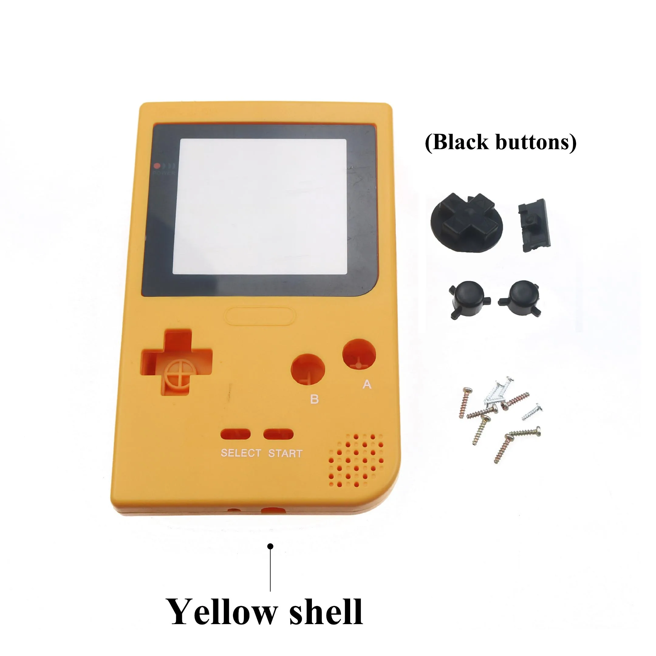 P YuXi для GameBoy Классический игровой запасной чехол пластиковый корпус крышка для консоль GBP корпус полный чехол с кнопками комплект - Цвет: P