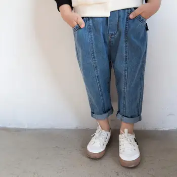 

2020 Hot Selling Girls Boys Denim Pants Spring Fashion Kids Jean Pants 1-6T PY458