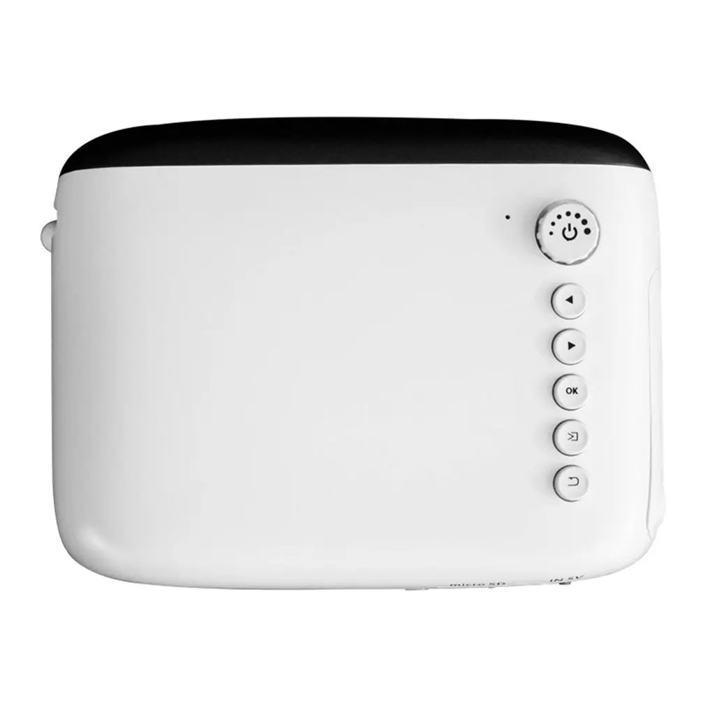 Yg200 Led Projektor 600 Lumen 3,5Mm Audio 320X240 Pixel Yg-200 Hdmi Usb Mini Projektor Home Media Player