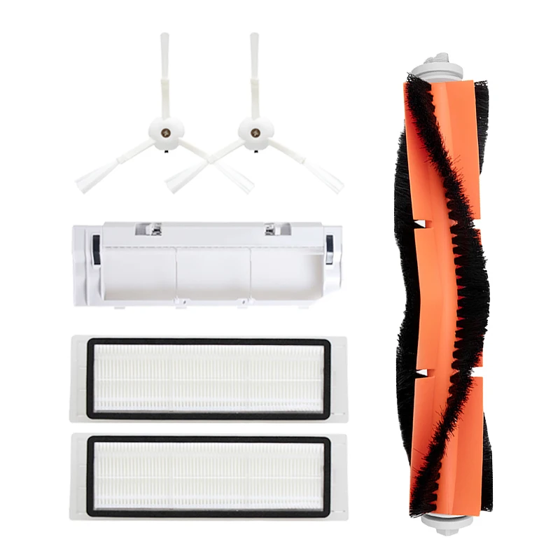 Vacuum Cleaner Parts Roller Side Brush Filter Cover For Xiaomi Roborock S50 S51