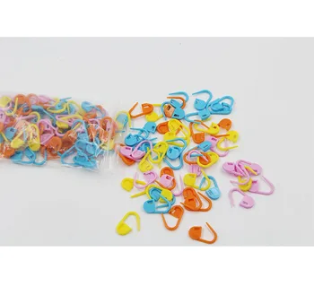 

50pcs HIGH quality Plastic Markers Holder Needle Clip Craft Mix Mini Knitting Crochet Locking Stitch