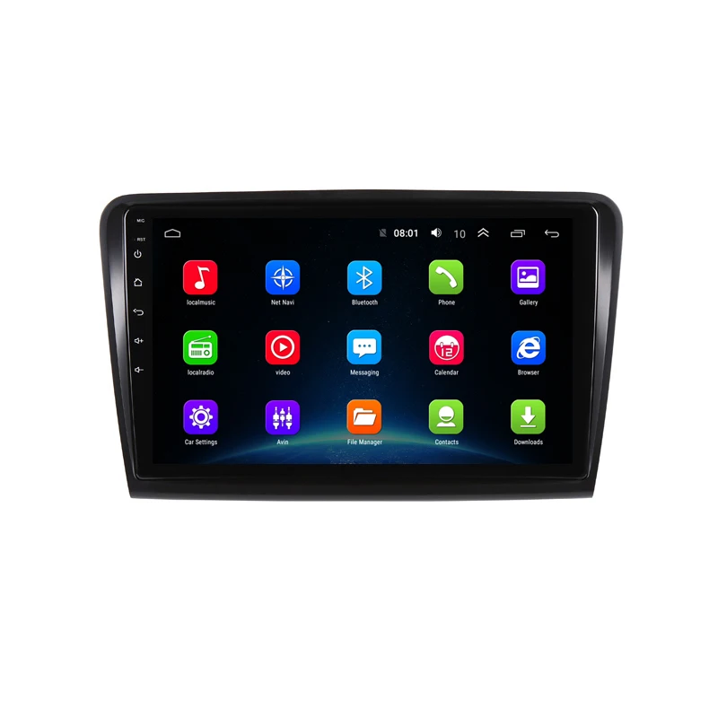 10," 2.5D ips экран Android 9,1 автомобильный DVD gps для Skoda Superb 2 2009 2010 2011 2012 2013 аудио стерео автомобильный радио головное устройство wifi