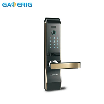 GATERIG Intelligent Fingerprint Lock Smart Door Lock for Home Office Password Unlock 2 peceis IC Card Lock gaterig intelligent lock door smart with fingerprint unlock digtal password lock apartment security door lock