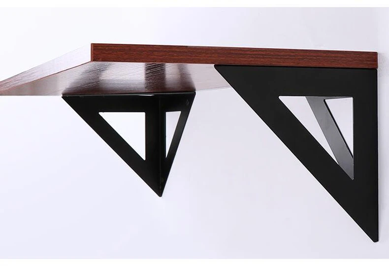 triângulo prateleira flutuante plataforma de armazenamento de