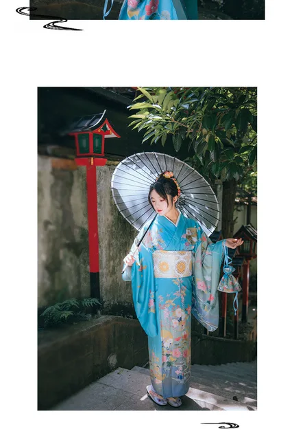 Kimono giapponese per bambini bambini tradizionale formale Yukata losson  stampe floreali ragazze abito lungo Stage performance Wear - AliExpress