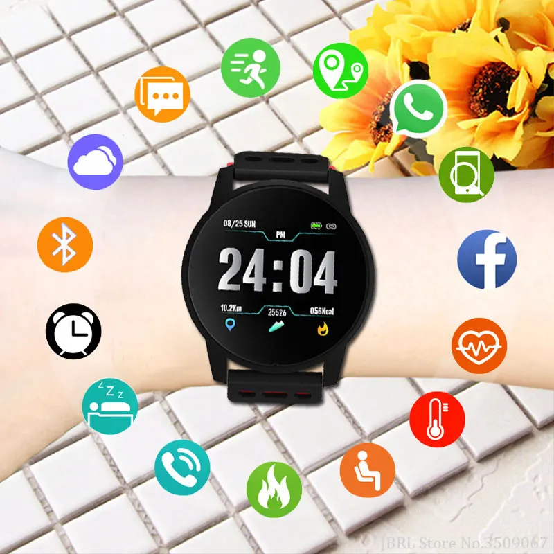 Большие цифровые часы Детские Дети Детям для фитнеса трекер спортивные умные часы для детей для Android IOS детские часы Relogio Infantil