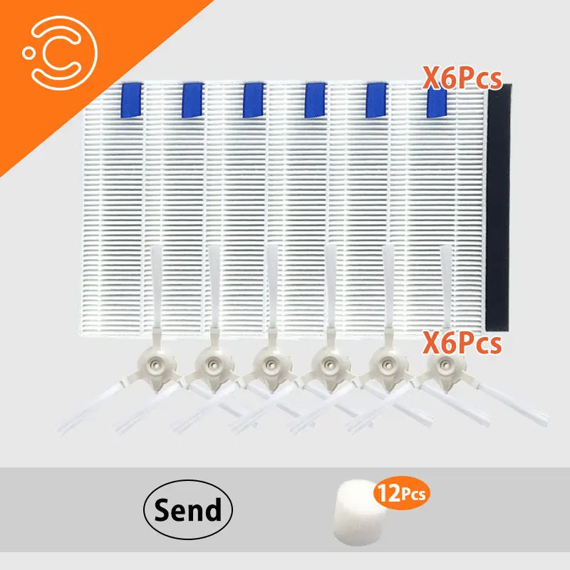 robot vacuum cleaner Filter screen Side brush set for 360 S6 sweeping spare parts kit replacement | Бытовая техника