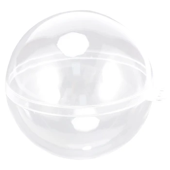 

12Pcs 60mm Ball Christmas Baubles Clear Fillable Xmas Tree Decoration Ornaments