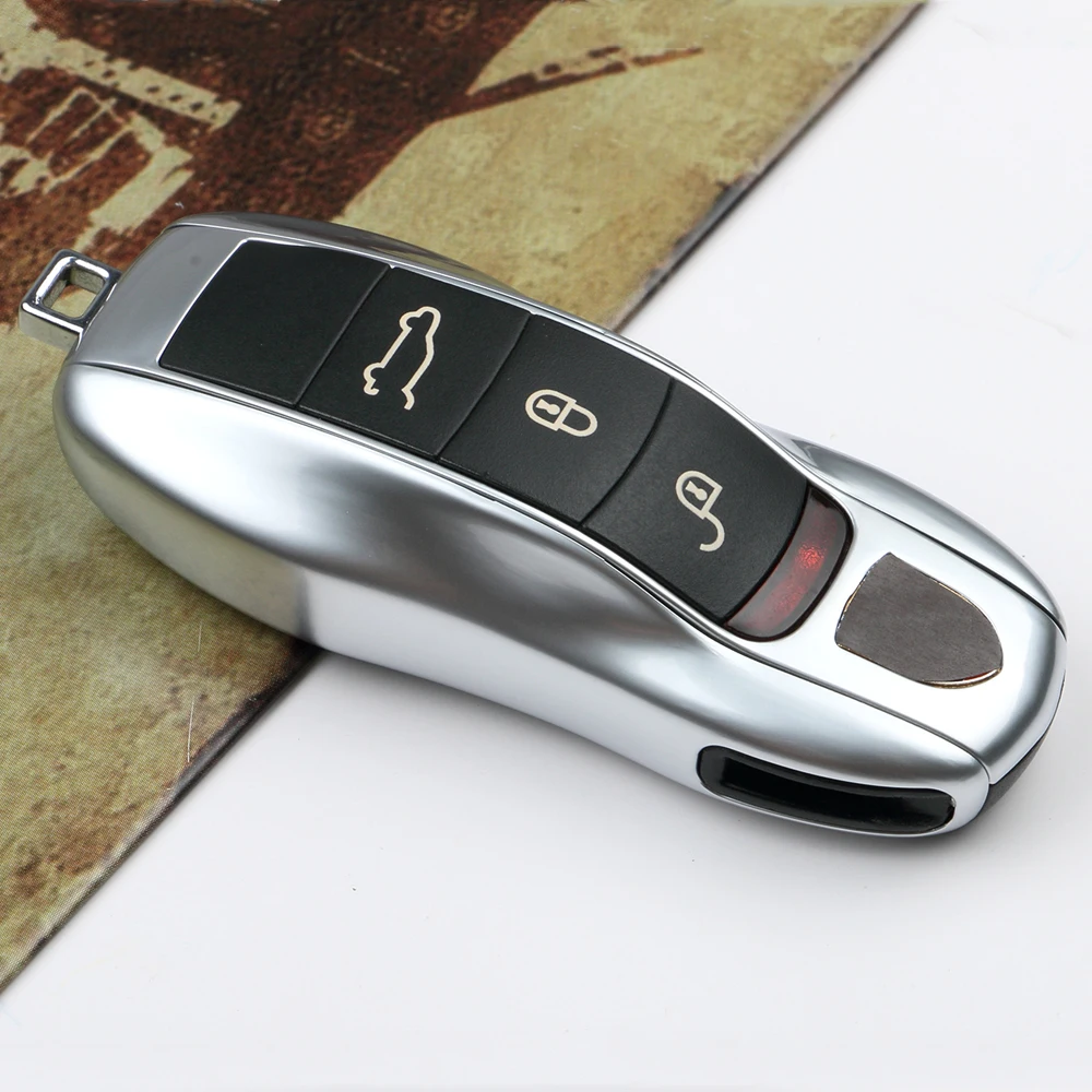 Для Porsche Boxster 986 987 Cayman Panamera Macan Boxter Cayenne 911 970 997 981 991 92A Чехол для автомобильного смарт-ключа оболочки Чехол-портмоне