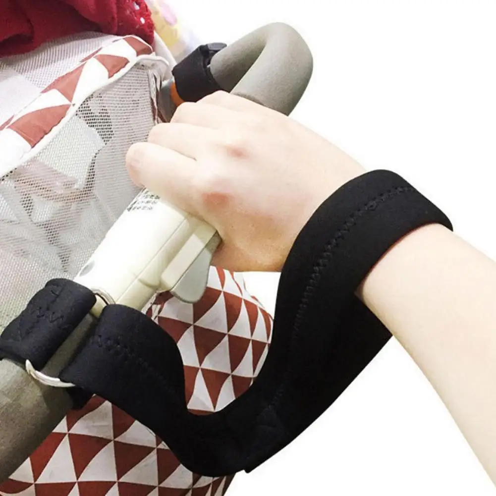 baby stroller handle cover Baby Stroller Safety Wrist Strap Safety Handlebars For Trolley Anti Carding Belt For Two Way Cart Baby Cart Accessories baby stroller cover for winter
