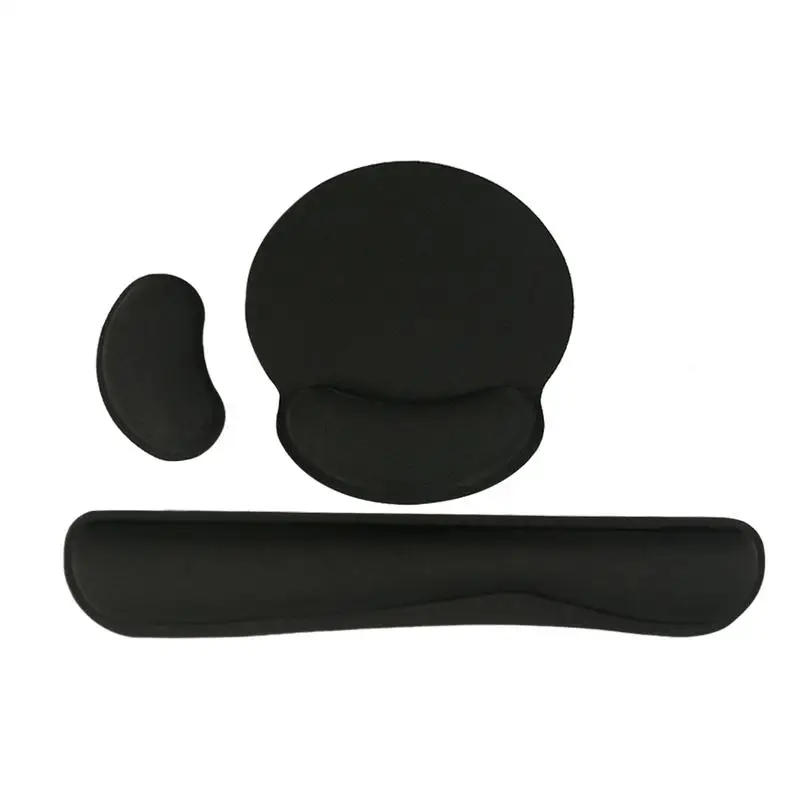 3pcs Slow Rebounce Ergonomics Lightweight Comfortable Keyboard Wrist Rest Support Mouse Pad for Computer Laptop | Спорт и