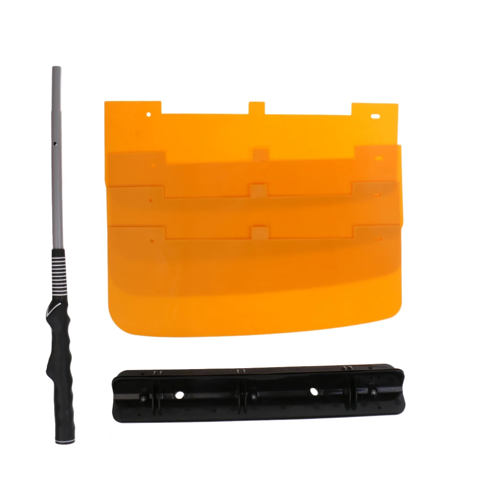 

Golf Swing Fan Trainer - Comes with Correct Grip Trainer for Golfers Beginners - Orange