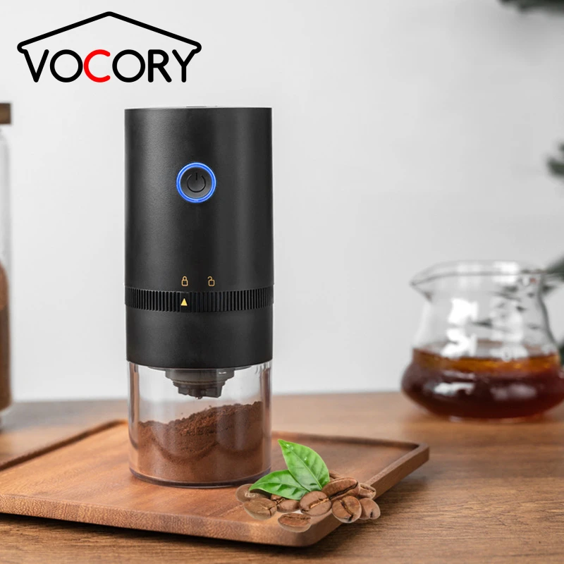Nova atualização portátil moedor de café elétrico TYPE C carga usb profissão cerâmica moagem núcleo grãos café moedor vocory