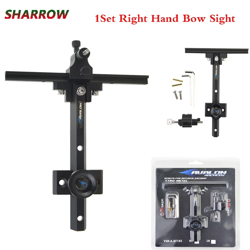

1pcs Archery Beginner Recurve Bow Sight Target Right hand Practice Sight Outdoor Shooting Hunting Accessories