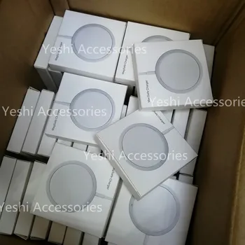 

Wholesale / Bulk Sale 50PCS/Lot Qi Wireless Charger 15W Magsafe For Apple iPhone 12 Pro Max Magnetic Charger With Retail Package