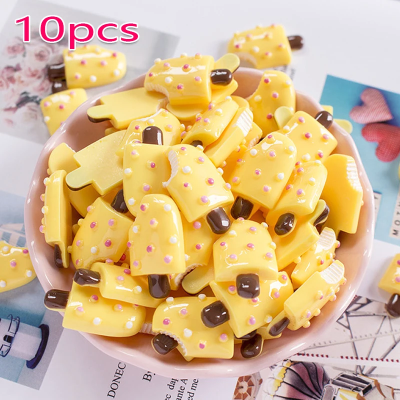 10 шт. картофель фри полимер дополнение слизи амулеты Лепка глина DIY Kit аксессуары коробка игрушка для детей поставки слаймов Lizun для детей E - Цвет: 10pcs7
