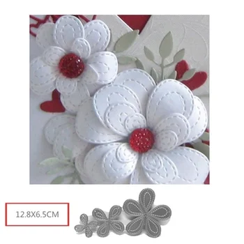 

Flower Metal Cutting Dies Stencils For DIY Scrapbooking Decorative Embossing Handcraft Die Cutting Template Album Card Craft DIY