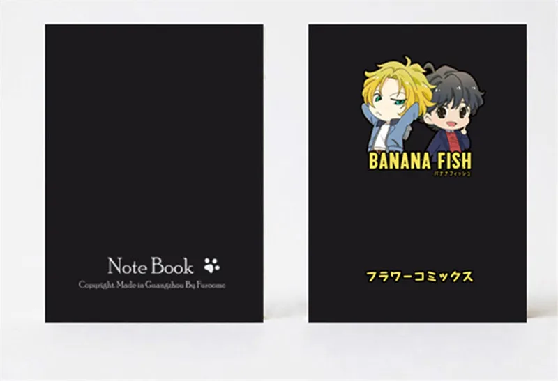 BANANA FISH Ash Lynx Eiji Okumura Student Diary Book Cosplay Notebook Prop