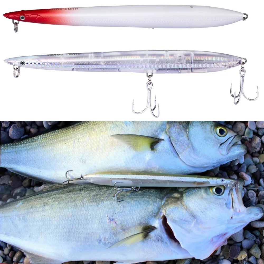 hunt house SANDEEL SURF WALKER pencil swimbait stickbait pencil lure hard fishing lure sinking floating baits savage gear