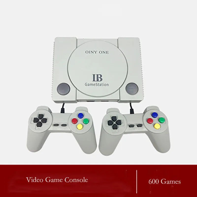 

Cool Baby New RS86 Video Game Console 600 Built in Game Home Retro Double Gampads For PS1 TV Game Player