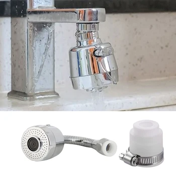 

Universal 360 Degree Rotating Faucet Multi-Layer Electroplating Water Tap Nozzle Filter Kitchen Splash-proof Faucets