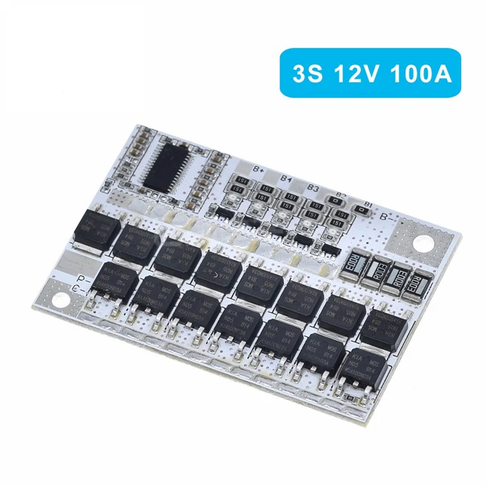 3S 4S 5S BMS 12V 21V 100A Защитная плата полимерная литиевая батарея железная фосфатная