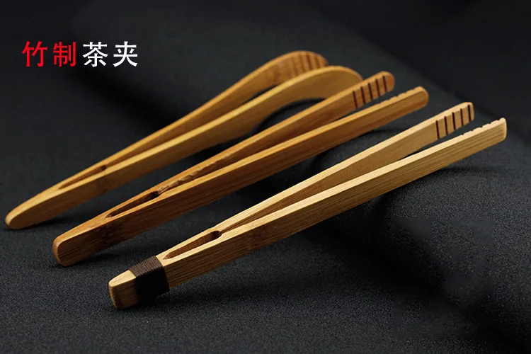 См. Щипцы для чая Sub-Bamboo щипцы для чая чай лист клип чайная церемония Пинцет деревянный зажим бамбуковая проволока рана чайный сервиз аксессуары чайная чашка