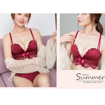 

Lace Bra Comfortable Gathering Underwear Women A66
