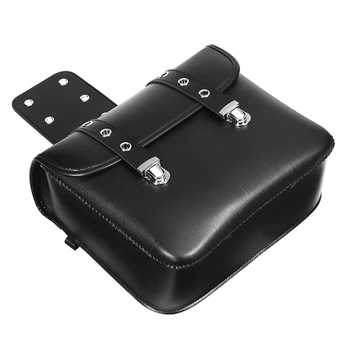 

Side Bag Motorbike Saddlebags Luggage Waterproof 2PCS Storage For Harley Sportster XL883/1200 PU Leather Durable