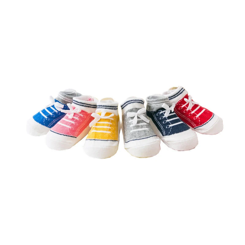 New Infant Baby Socks Newborn Baby Gift Cotton Non-slip Socks Children's Floor Socks Kids Fashion Home Slippers Baby Things