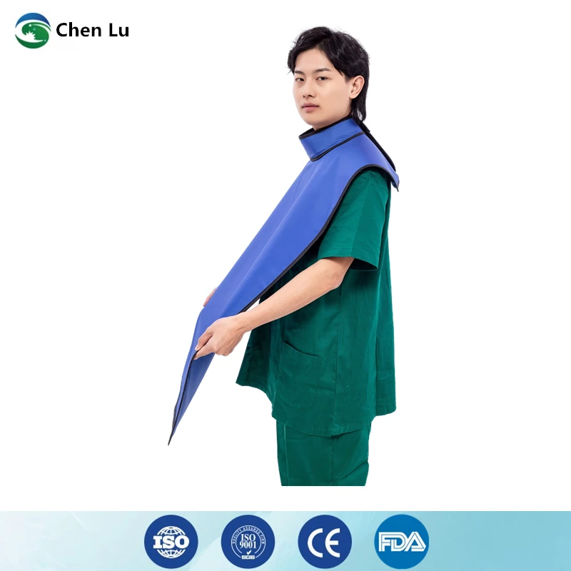 Genuine ionizing radiation protection High-collar waistcoat apron x-ray protective 0.35mmpb dental apron lead clothing
