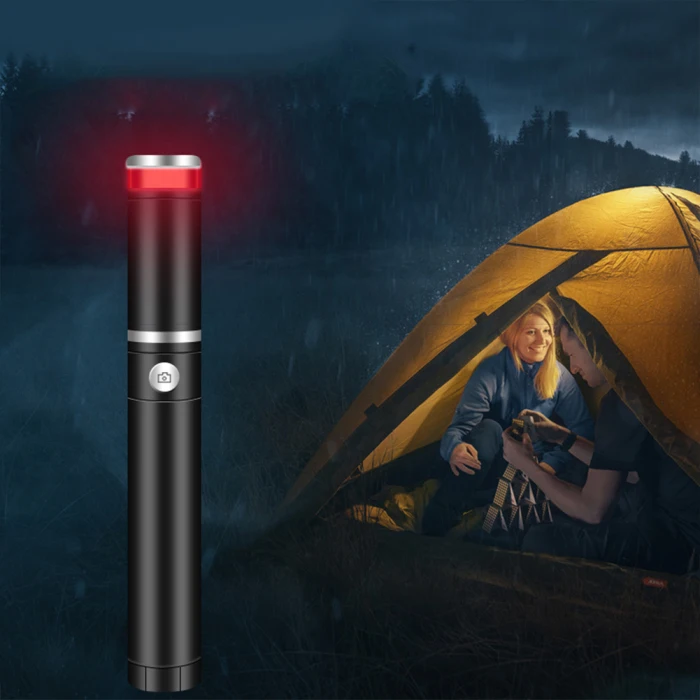 Раздвижная селфи-палка 3 уровня заполняющий светильник Bluetooth селфи-палка со съемным пультом дистанционного управления PUO88
