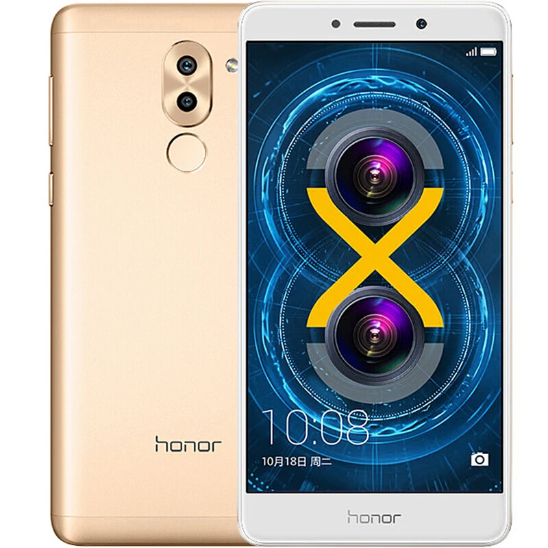 Смартфон с международной прошивкой Honor 6X 4G LTE 5 дюймовый экран FHD 1920X1080 3 Гб ОЗУ 32 ПЗУ
