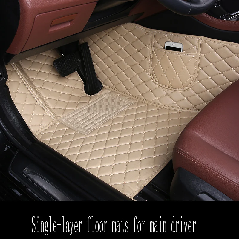 CustomLeatherCarFloorMatsForHondaAccordCrosstourOdysseyPilot
