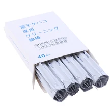 40 шт./кор. ватные тампоны двойные мокрый пол шт. пропитанная спиртом хлопковая ткань очистных приспособлений и очистили кожу чистой палкой