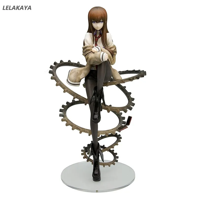 Новинка Аниме 21 см Steins Gate Makise Kurisu сидя вер сексуальные девушки 1/8 Масштаб ПВХ фигурка Коллекционная модель игрушки Brinquedos
