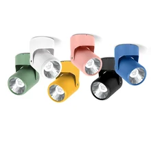 Macaron стиль поверхностного монтажа светодиодный светильник 360 градусов регулируемый COB 5 Вт 7 Вт 9 Вт 12 Вт потолочный светильник