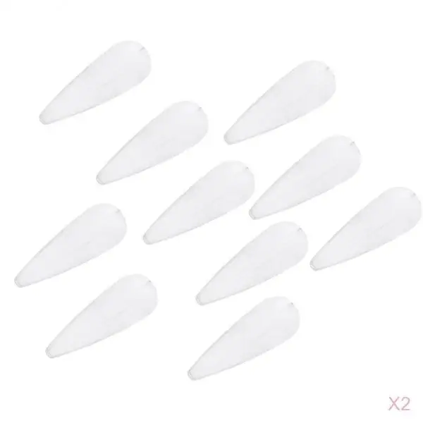 20x Acrylic Sinking Bombarda Float 3.5g 3.6cm Fishing Tool Trout Pose Float