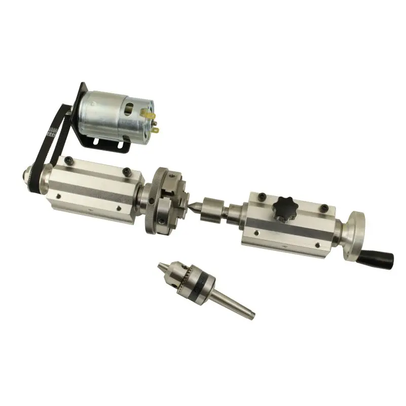 50/65/80 miniature woodwork bead locomotive lathe spindle assembly, MT1 tailstock