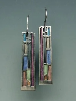 Ancient Vintage Earrings Silver Color Carved Pattern Handmade Hook Drop Earrings for Women Engagement Party Jewelry