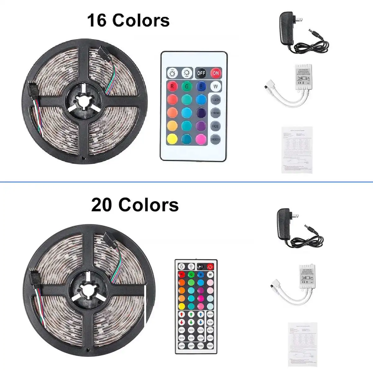 Профессиональная 5 м 300 светодиодов Водонепроницаемая RGB Светодиодная лента 2835 DC12V 60 светодиодов/м гибкая лента освещения 16/20 цветная лента