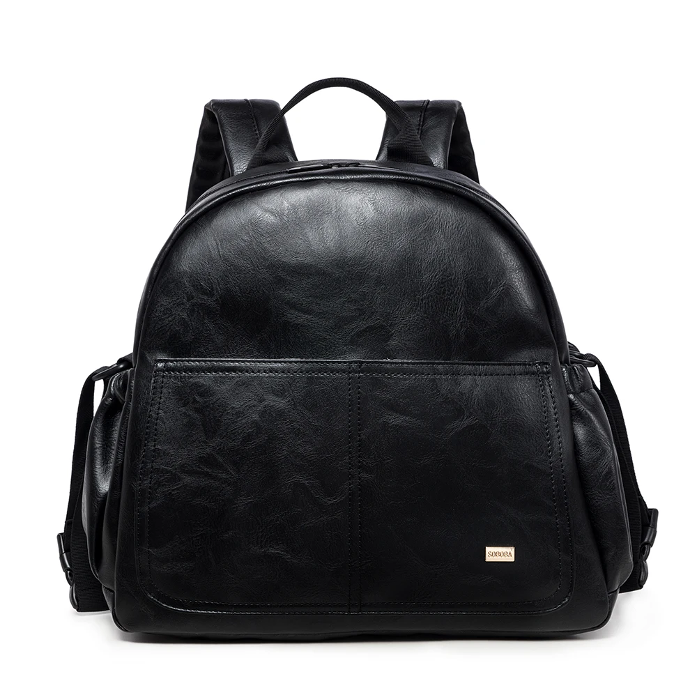 Fashion Maternity Nappy Changing Bag for Mother Black Large Capacity Fashion Diaper Bag with 2 Straps Travel Backpack for Baby Fashion Maternity Nappy Changing Bag for Mother Black Large Capacity Fashion Diaper Bag with 2 Straps Travel Backpack for Baby